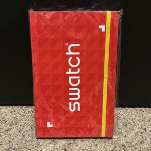 NEW Swatch Red Notebook